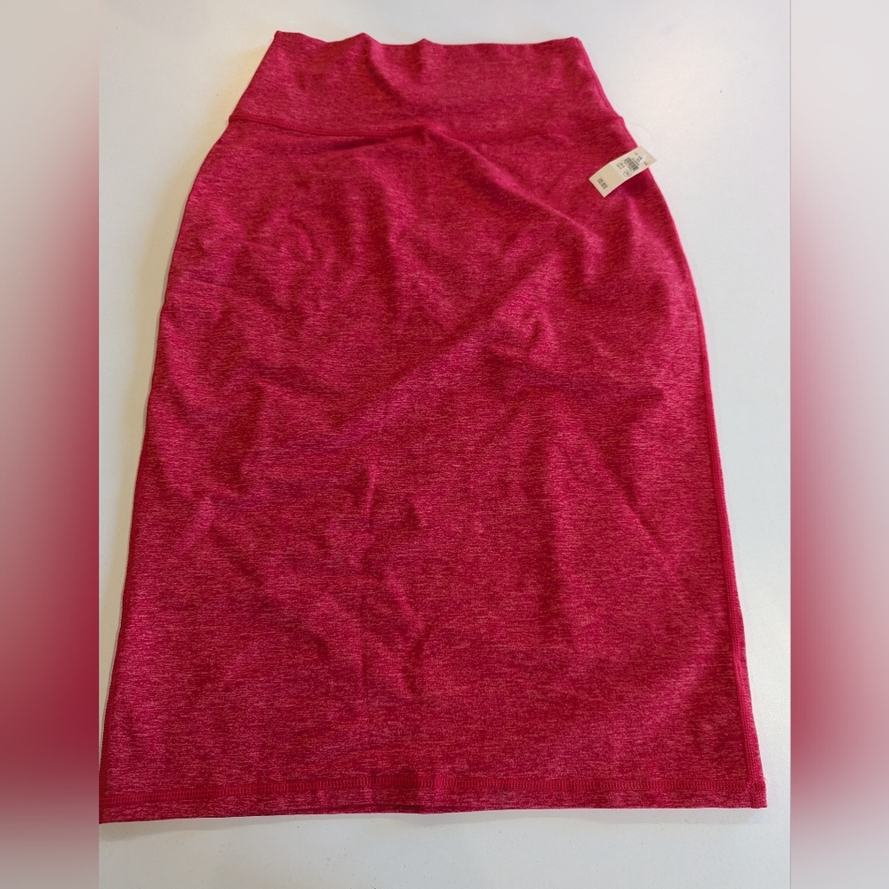 OFFLINE By Aerie The Hugger Midi Skirt Small Red women's